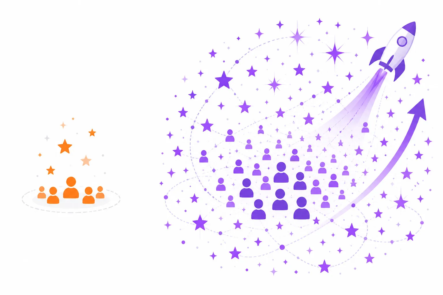 Infográfico comparando popularidade no GitHub — Kiro Crew com ~5K stars versus Hermes Agent com 152K+ stars e crescimento mais rápido da história
