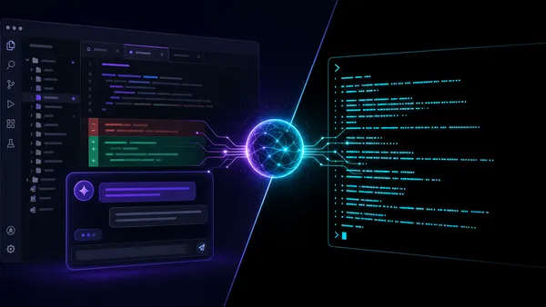 IDE vs CLI — Dois Modelos de Agente de Codificação
